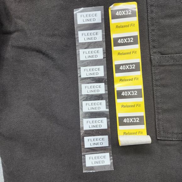 NEW Polar King by Key Pants Mens 40X32 Black Fleece Lined Shield Flex Relaxed - Picture 5 of 14